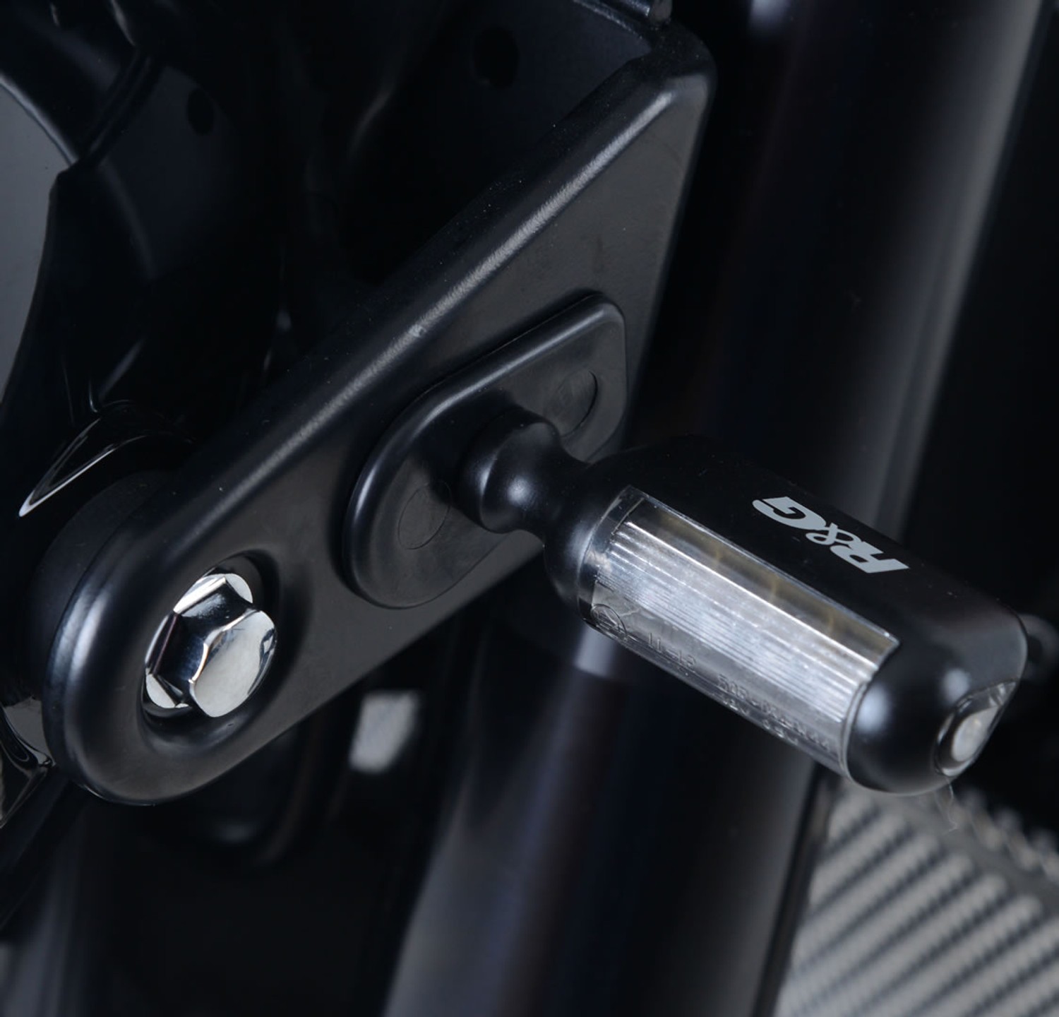 R&G Racing Front Indicator Adapters (Use with Micro Indicators) for the Kawasaki Z900RS '17-'22 R&G Racing Front Indicator Adapters (Use with Micro Indicators) for the Kawasaki Z900RS '17-'22